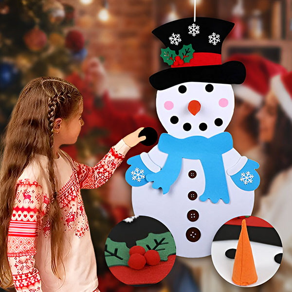 Jogo de atividades do boneco de neve I FELTSNOWMAN