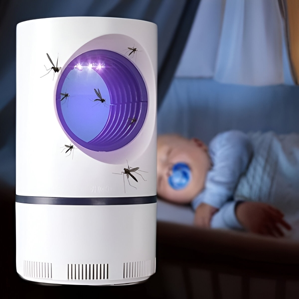 Armadilha LED para mosquitos – Solução silenciosa e segura | BUZZOFF