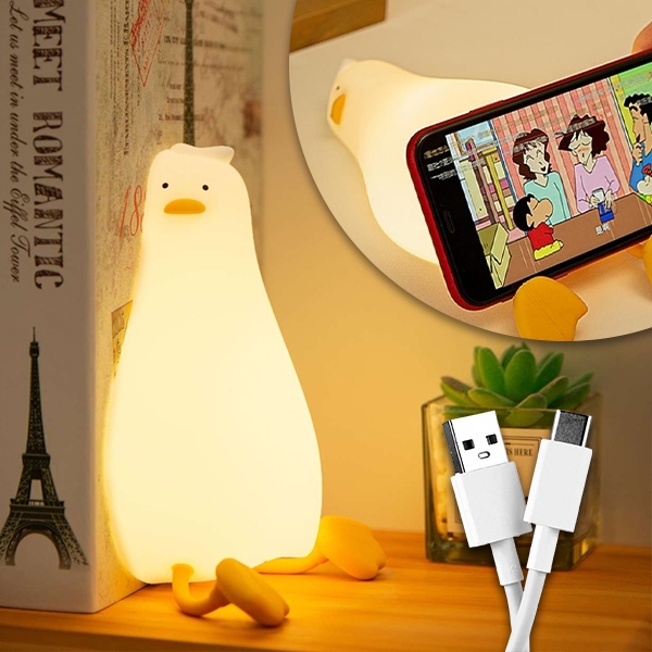 Candeeiro com um Pato Adorável de Silicone  | DUCKY