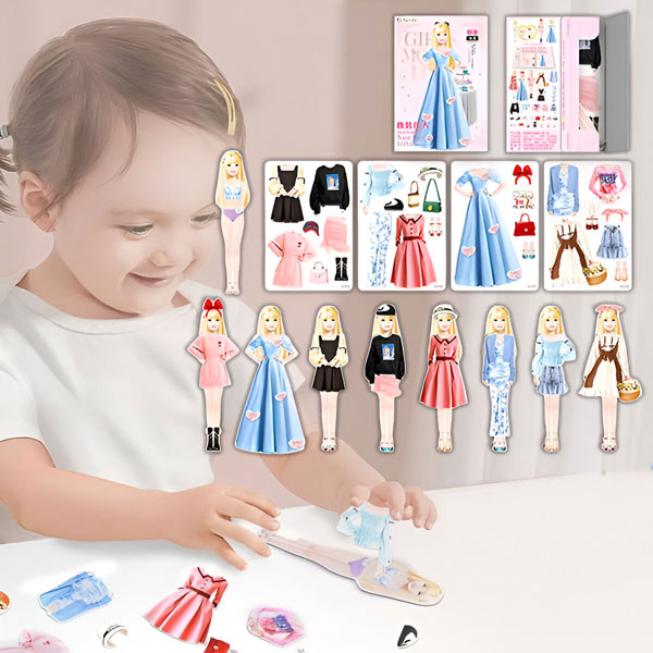 Boneca Princesa Magnética para Vestir | MAGDRESSY