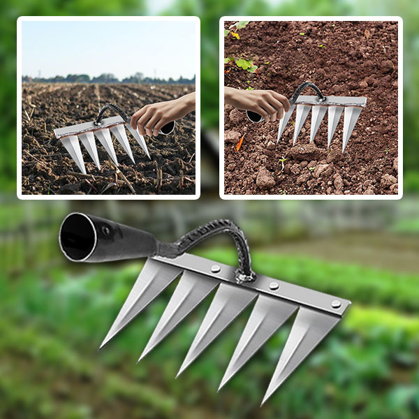Ferramenta de jardim multifuncional para a manutenção do solo | PRONGSPRO