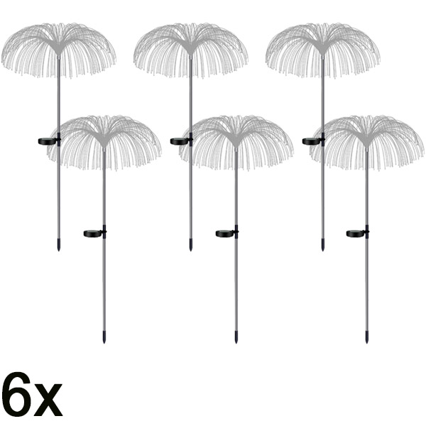 6x Luzes solares para um jardim tropical | LUMIPALM