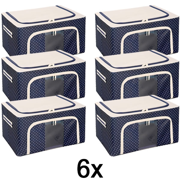 6x Caixa de arrumação para roupeiros | STACKBOX