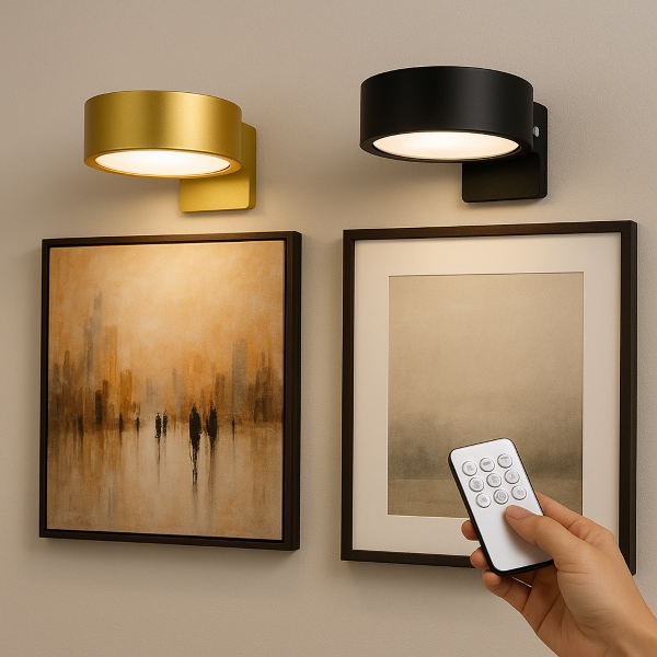 Candeeiro Magnético para Quadros – LED Sem Fios, RGB + Branco Quente | ARTIONIC
