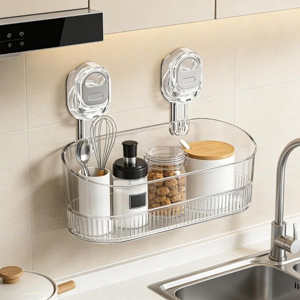 Prateleira de duche com ventosa | LUXSHELF